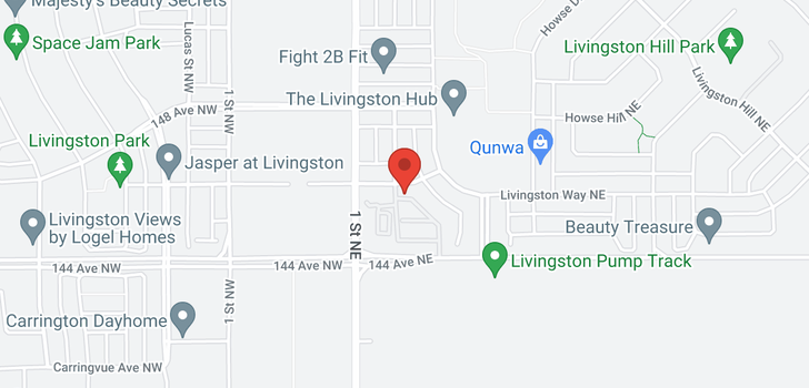 map of #1415 350 Livingston CM NE